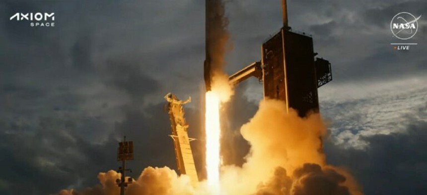 Axiom Mission 3 (Ax-3), the third all-private astronaut mission to the International Space Station, lifts off at 4:49 p.m. EST on Thursday, Jan. 18, from Launch Complex 39A at NASA’s Kennedy Space Center in Florida.